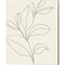 Line Leaves Oasis by Karyn Panganiban 12" x 15" Canvas Wall Art (Set of 2)